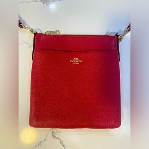 Red Coach Cross body bag